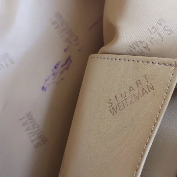 Stuart Weitzman Colorful Patterned Canvas Shoulder Bag Multi-Color - Picture 9 of 9